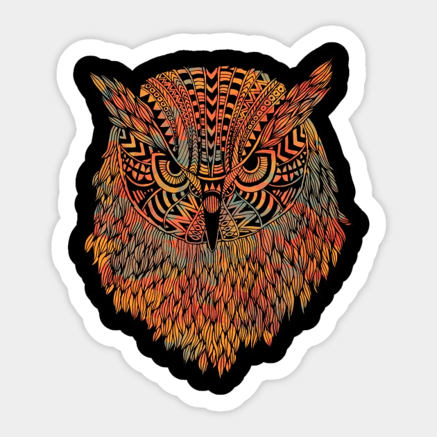 Owl (Wise) Sticker by normanduenas